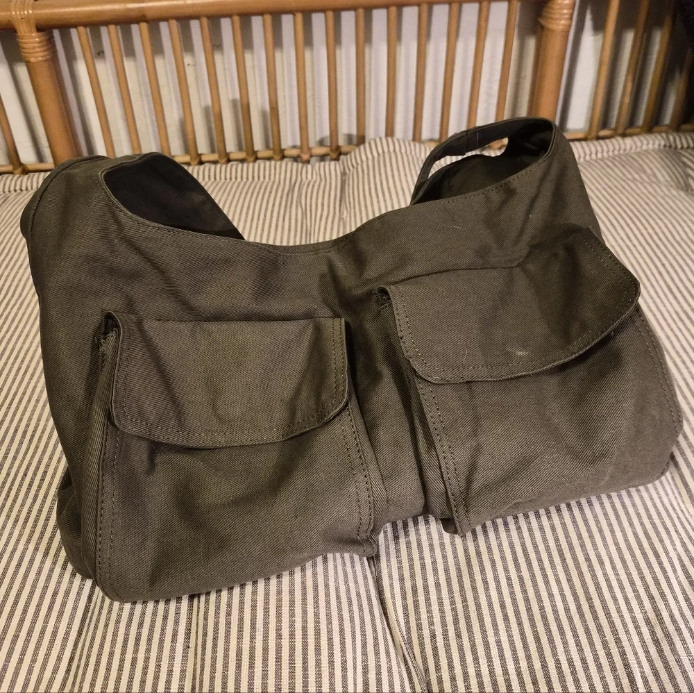 American Eagle Olive Green Shoulder Bag - Picture 6 of 7